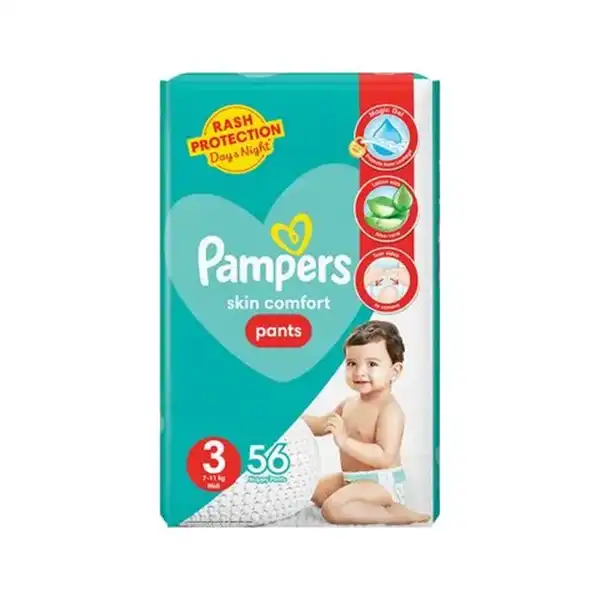 Pampers Baby Dry Diapers Medium Size 3 56 Pcs